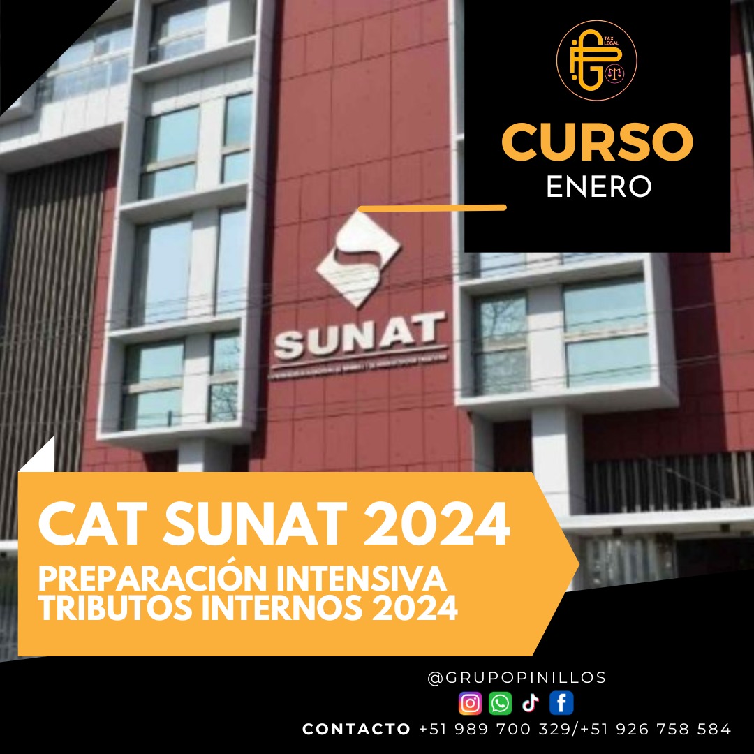 PREPARACIÓN INTENSIVA CAT SUNAT 2024 TRIBUTOS INTERNOS