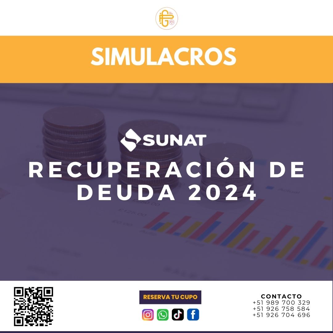 FULL SIMULACROS RECUPERACIÓN DE DEUDA CAT SUNAT 2024