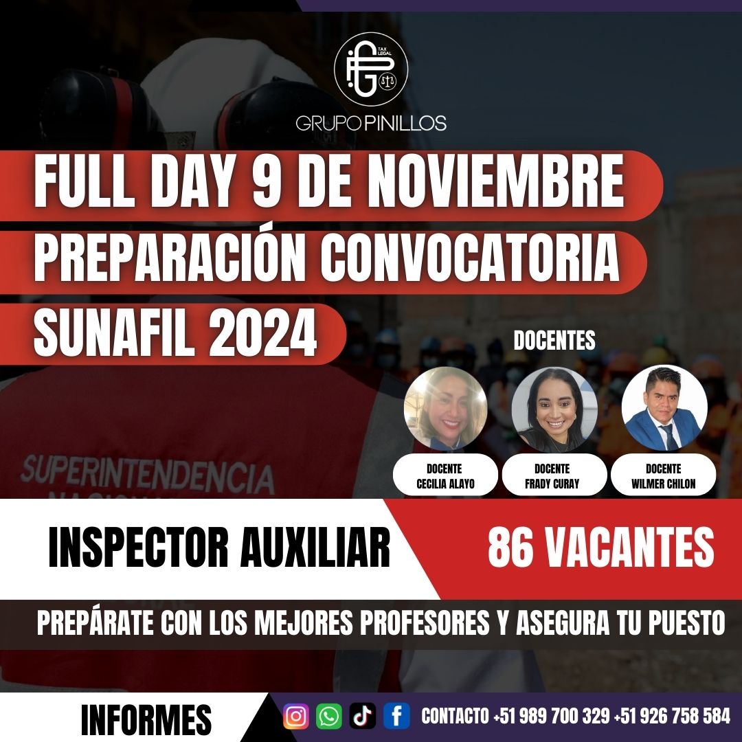 FULL DAY CONVOCATORIA SUNAFIL 2024