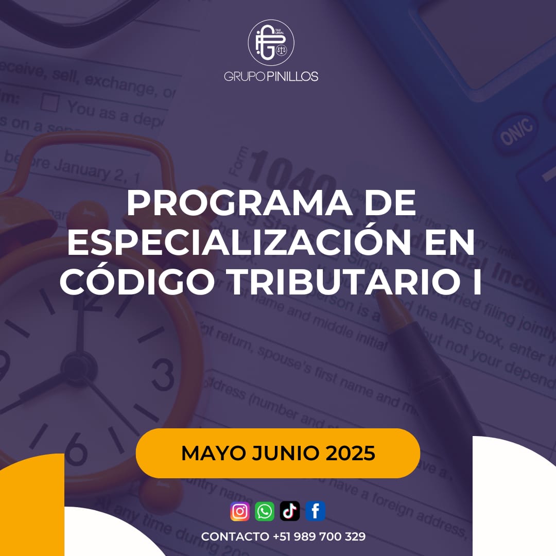 PROGRAMA DE ESPECIALIZACIÓN EN CÓDIGO TRIBUTARIO VERSION I 2025