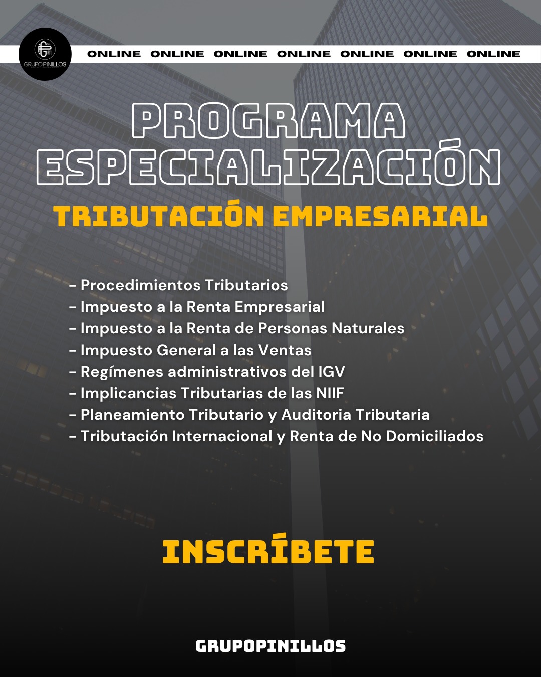 PROGRAMA DE ALTA ESPECIALIZACIÓN EN TRIBUTACIÓN EMPRESARIAL