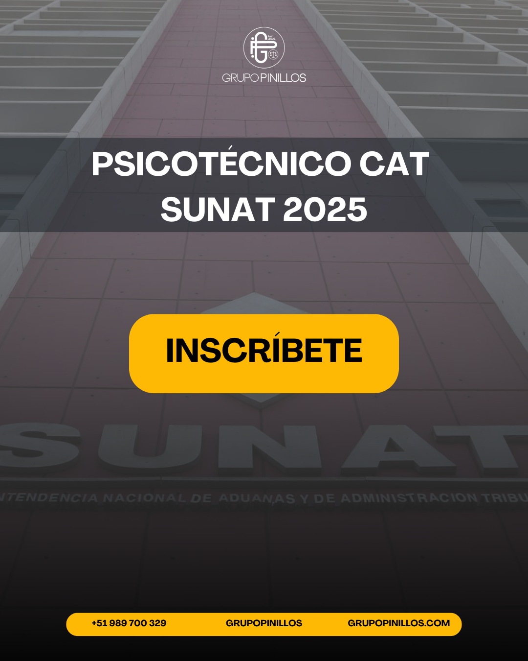 PROGRAMA PSICOTÉCNICO CAT SUNAT AGOSTO 2025