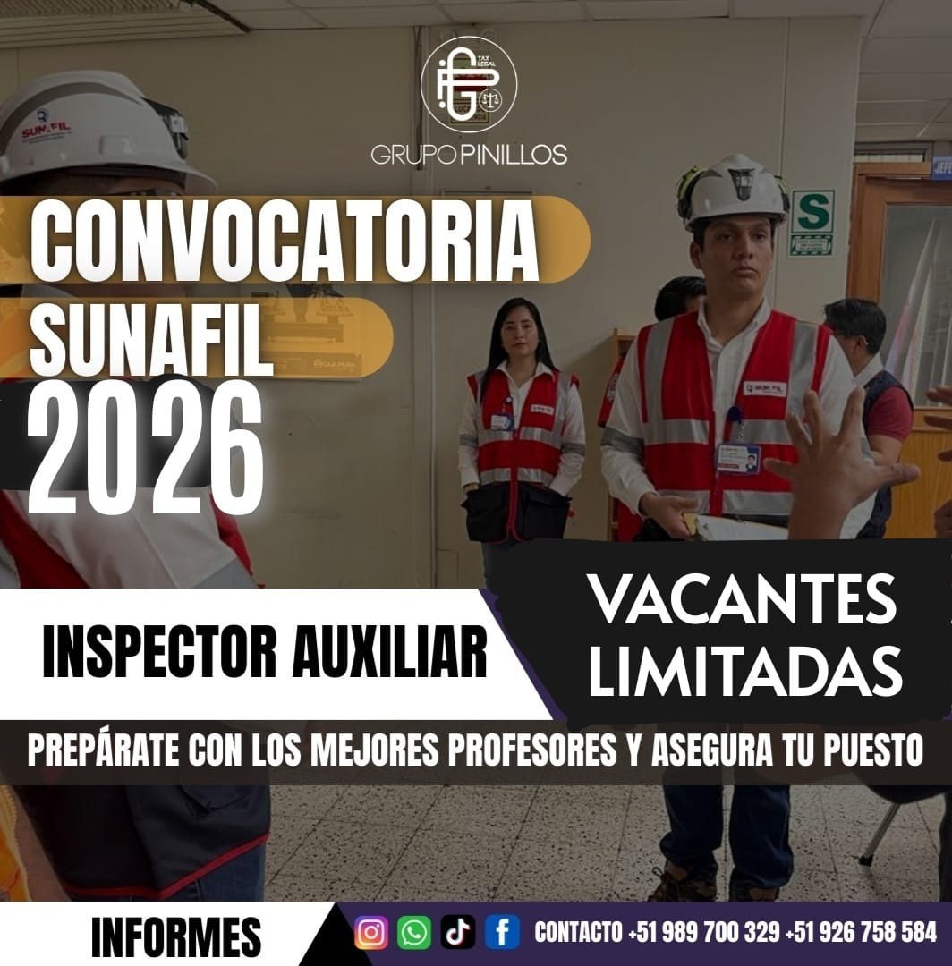 PREPARACIÓN INTEGRAL CONVOCATORIA SUNAFIL 2026